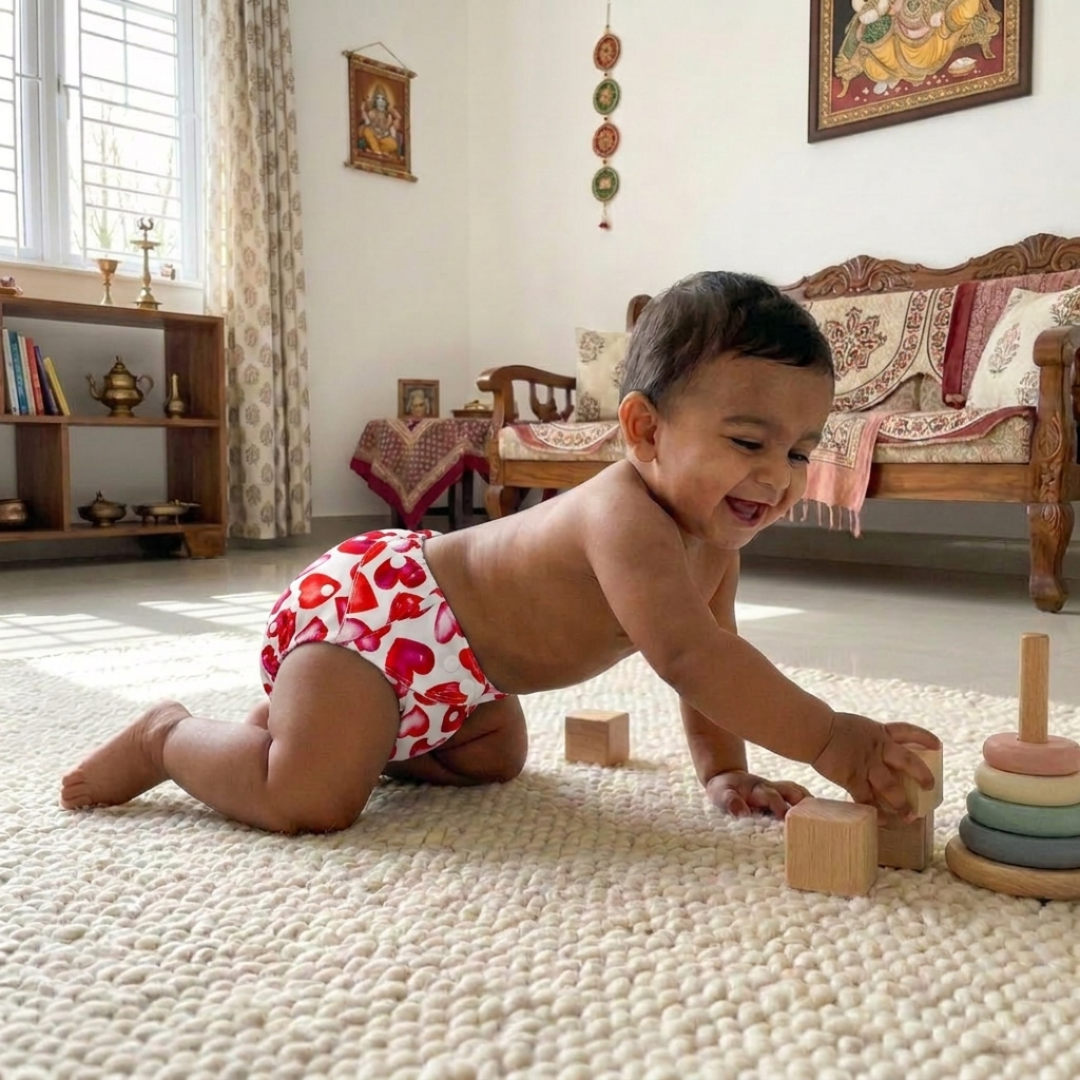 Reusable Cloth Diapers (Pack of 3) – Leak-Proof