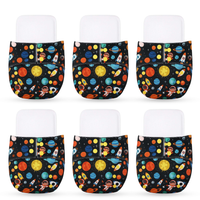 Reusable Cloth Diapers (Pack of 6) – Leak-Proof pack of 6 multicolour set 1