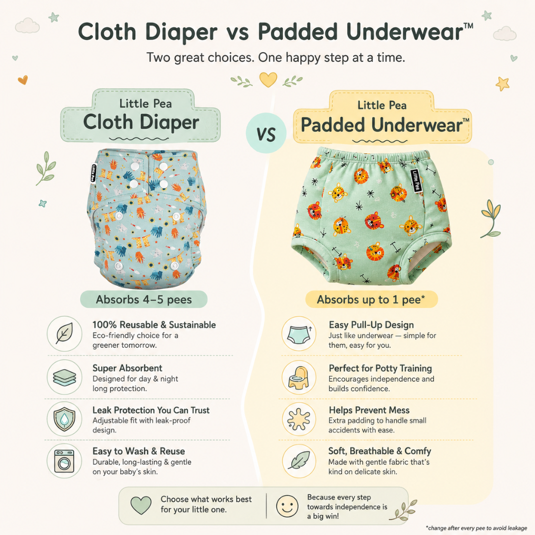 Padded Underwear - pack of 3