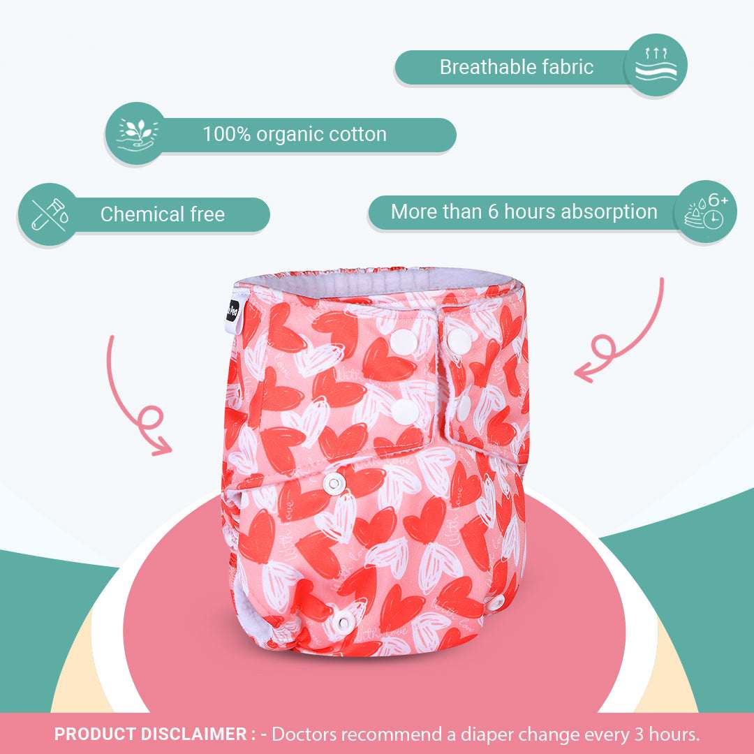 Buy 4 Get 1 Free – Premium Baby Cloth Diapers