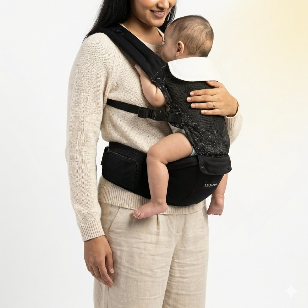 Cuddle Baby Carrier ~ 6 in 1 Black