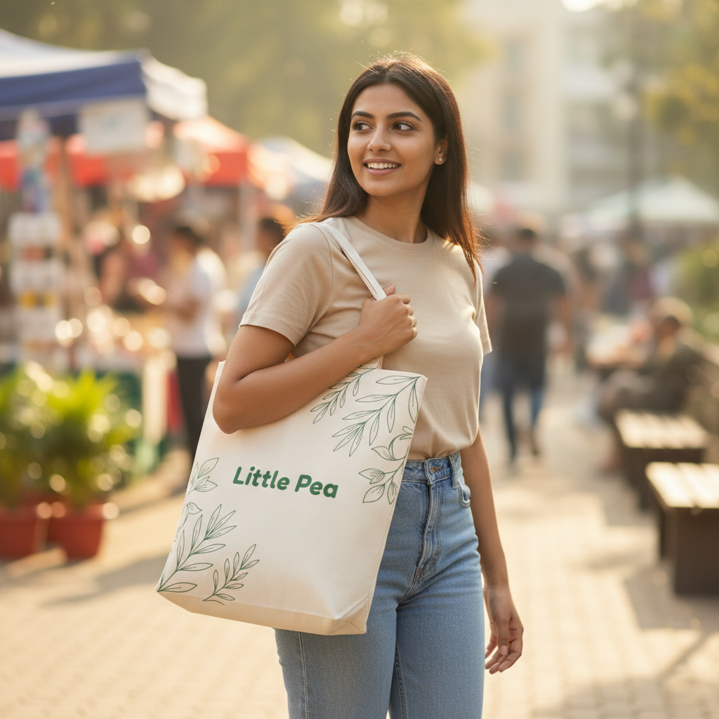 Little Pea Mom Tote Bag