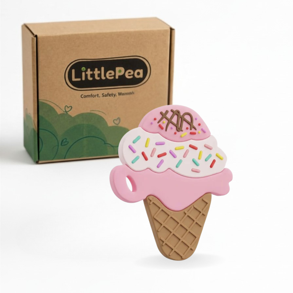 Silicone Baby Teether-Ice Cream Shape