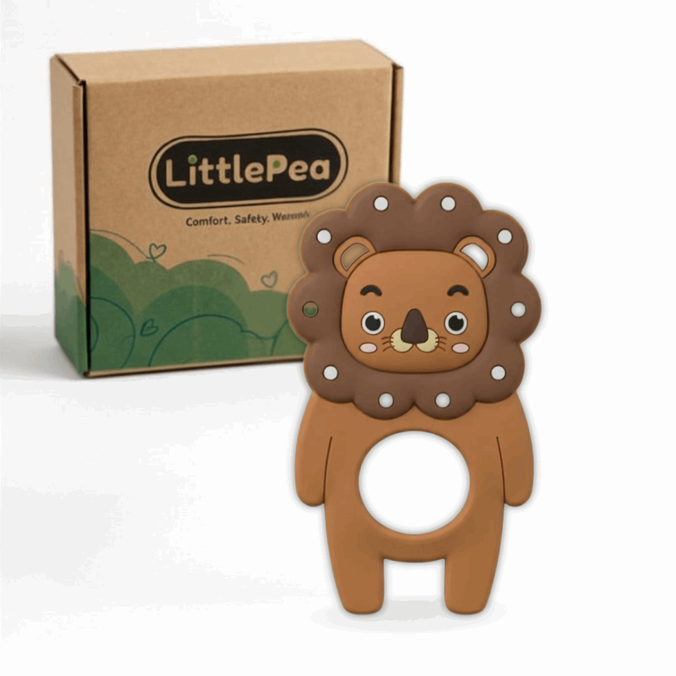 Silicone Baby Teether-Lion Shape