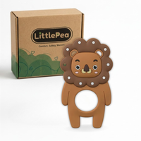 Silicone Baby Teether-Lion Shape