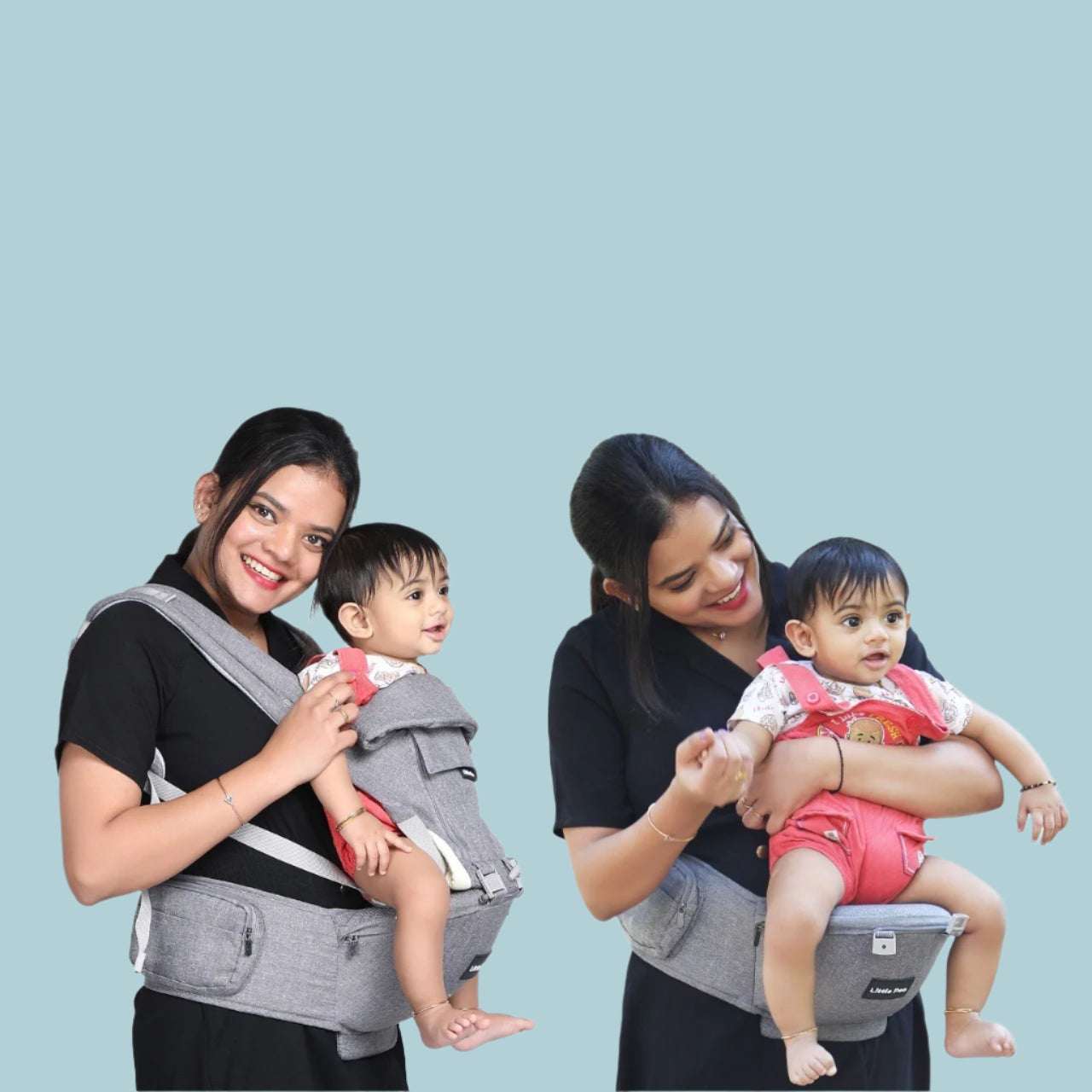 Blossom Baby Carrier – Adjustable, Detachable Hip Seat (4–36 Months, 18kg Max)