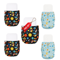 Buy 4 Get 1 Free – Premium Baby Cloth Diapers
