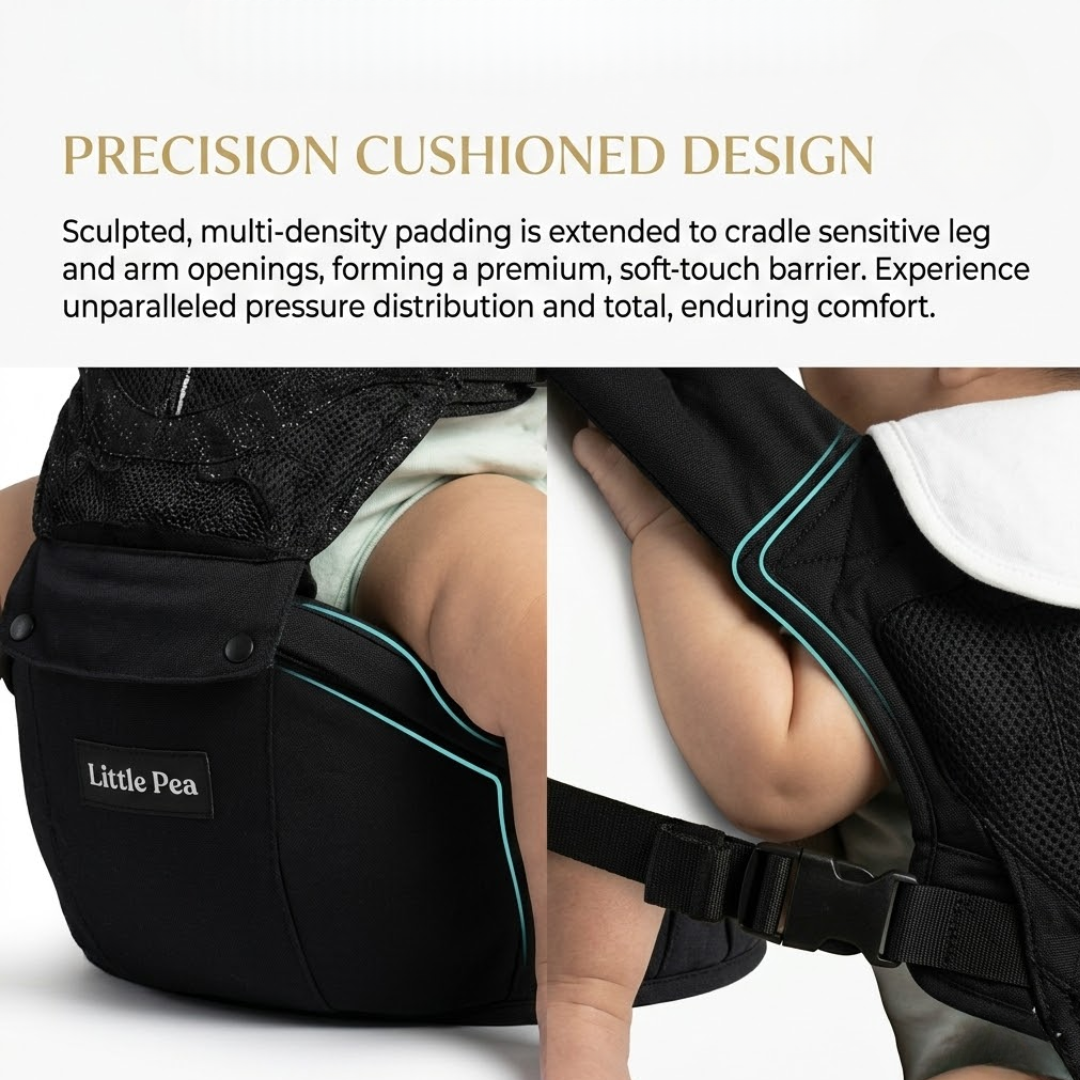 6-in-1 Baby Carrier with Hip Seat