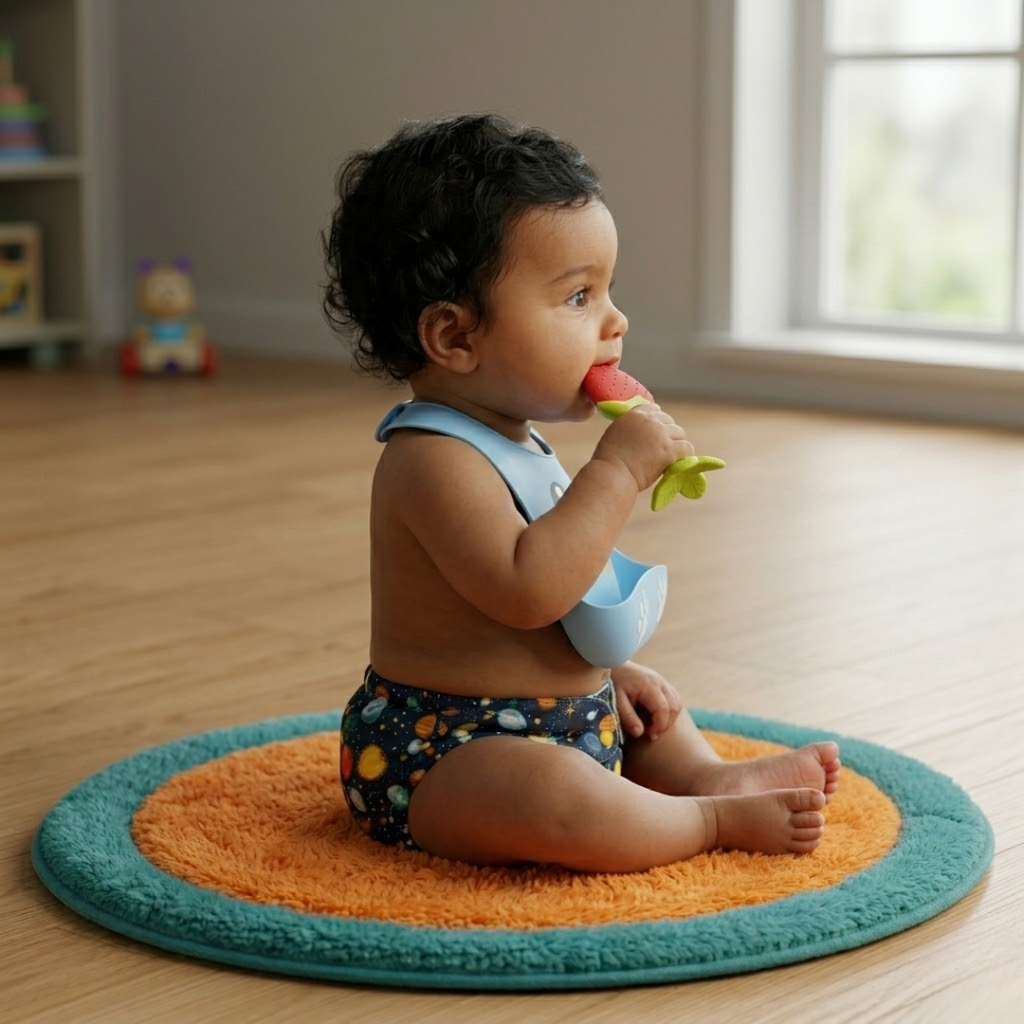 Ultimate Baby Combo ~ Cloth Diaper + Teether + Bib