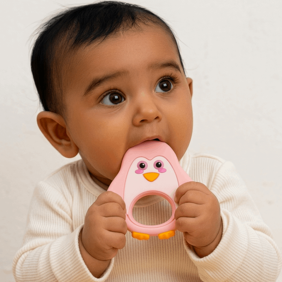Teether Combo Pack for Babies – 3 Cute Silicone Teethers