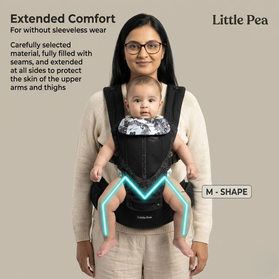 6-in-1 Baby Carrier with Hip Seat