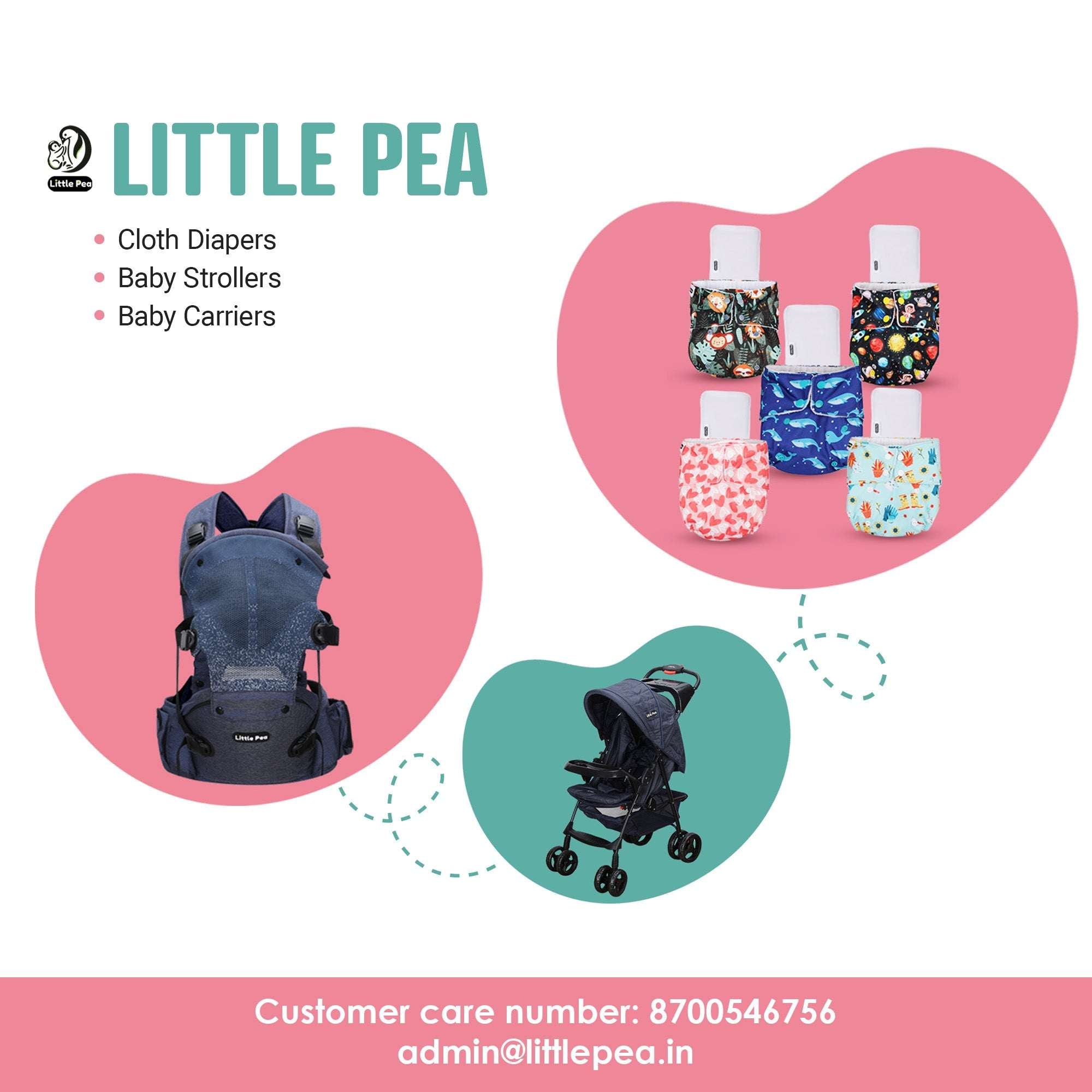 Blossom Baby Carrier – Adjustable, Detachable Hip Seat (4–36 Months, 18kg Max)