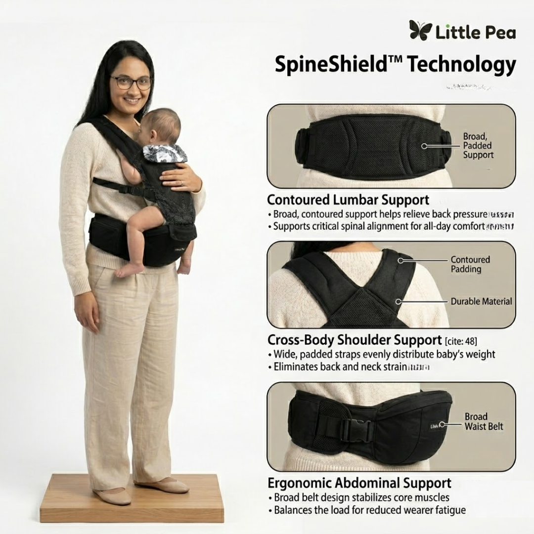 6-in-1 Baby Carrier with Hip Seat