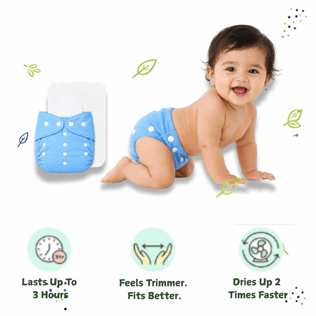 Starter Pack – 4 Cloth Diapers