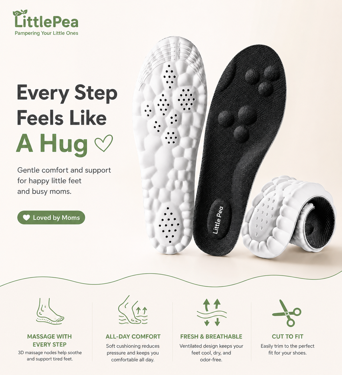 Insoles for Mothers| Sizes 35-40