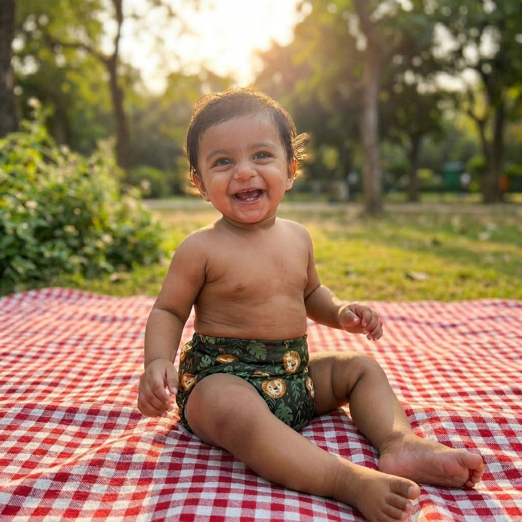 Reusable Cloth Diapers (Pack of 3) – Leak-Proof