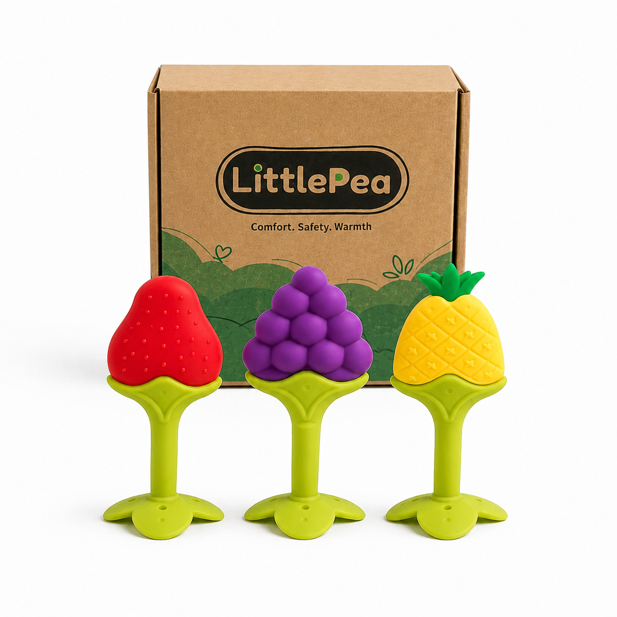 Fruit Shape Teethers – Pack of 3