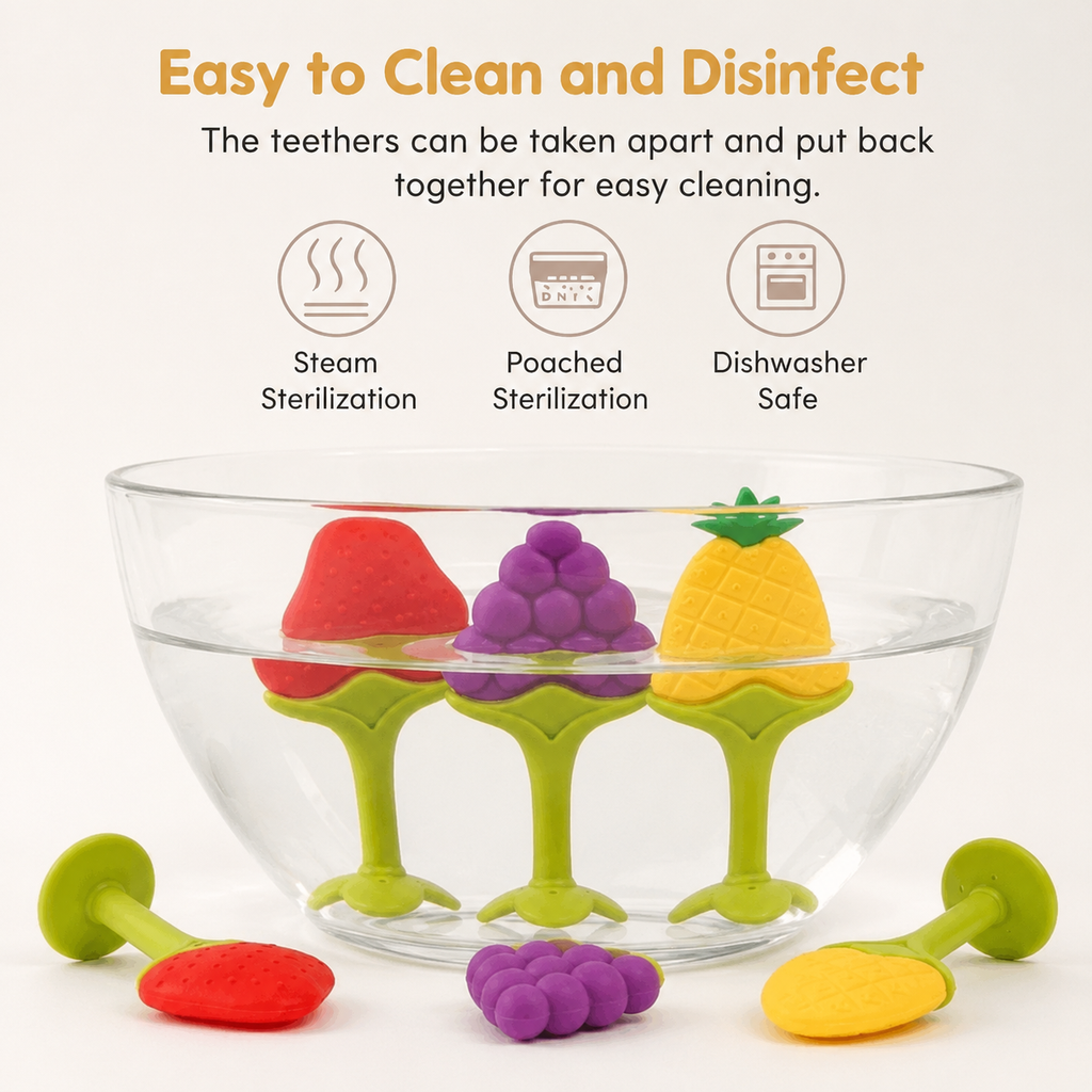Fruit Shape Teethers – Pack of 3