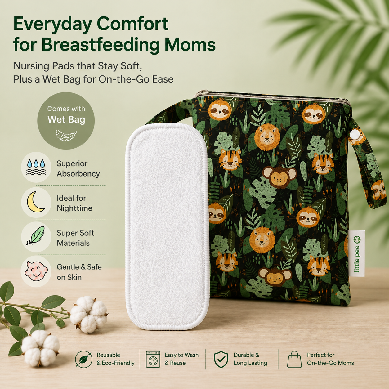 Wet bag + Booster pad