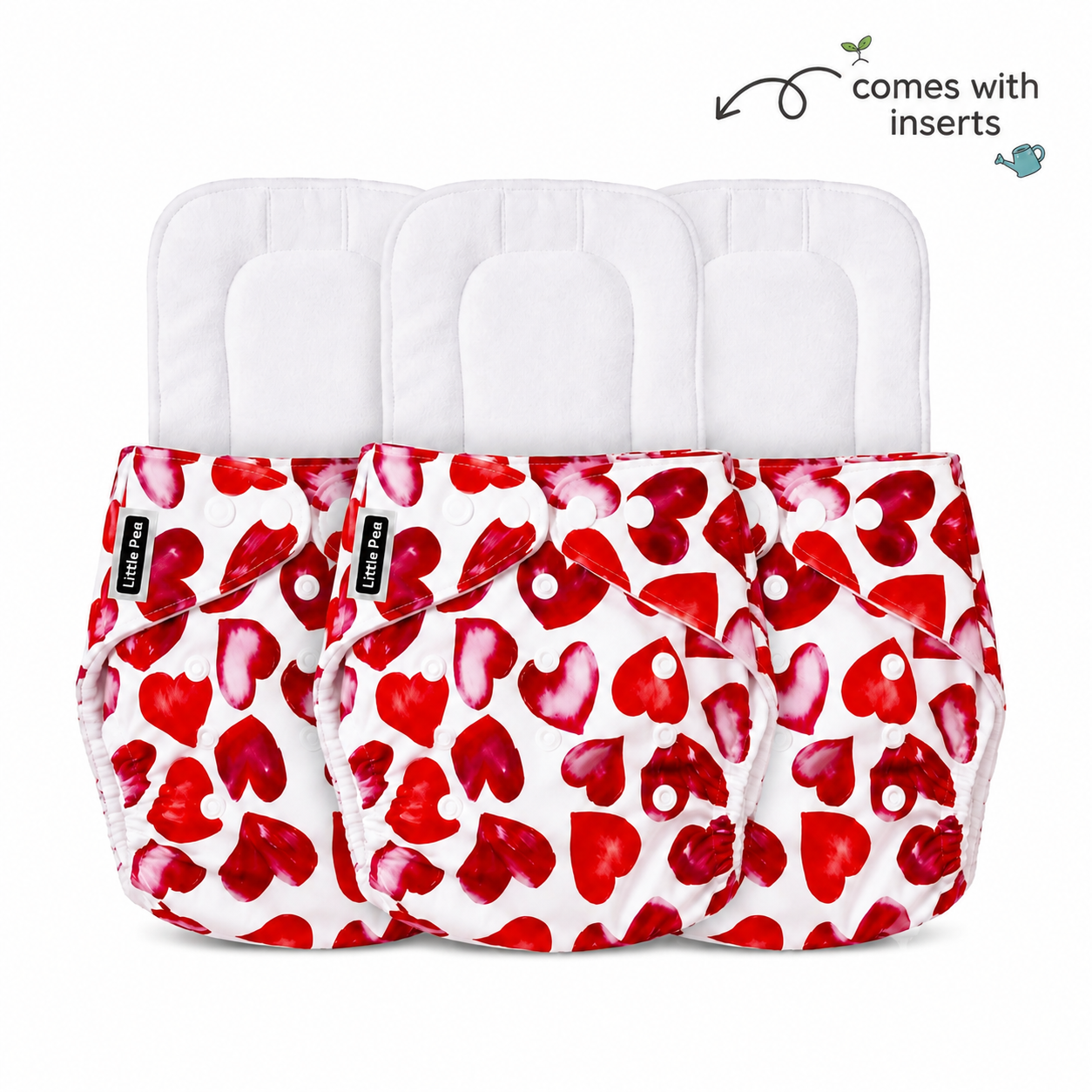 Reusable Cloth Diapers (Pack of 3) – Leak-Proof