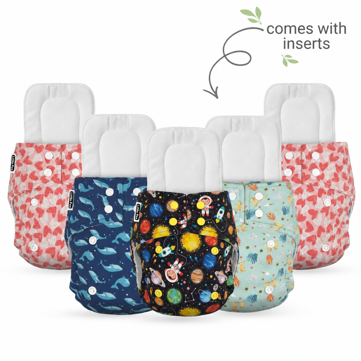 Festive Pack – 5 Cloth Diapers @ ₹999/-