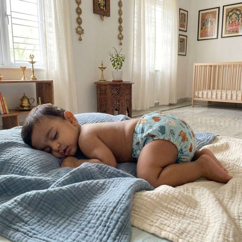 Reusable Cloth Diapers (Pack of 6) – Leak-Proof