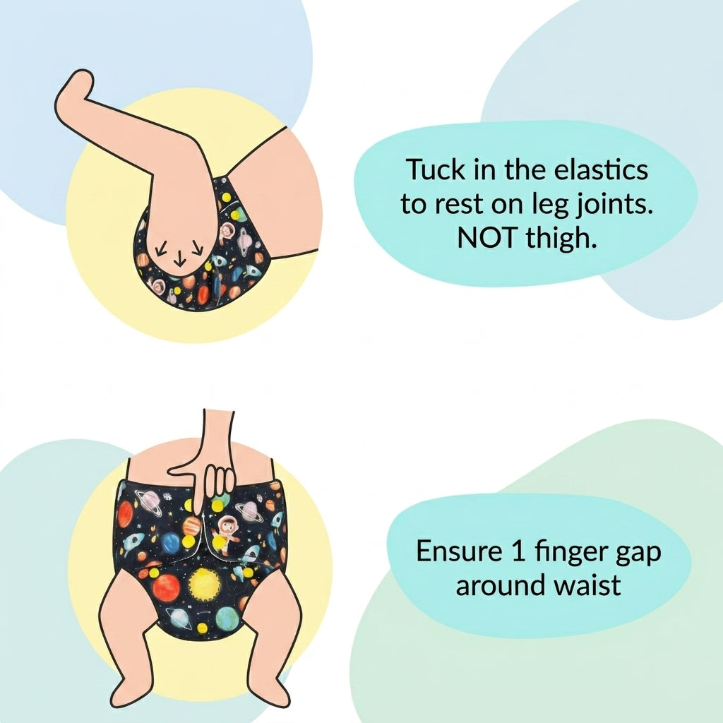 Cloth Diapers Pack of 3