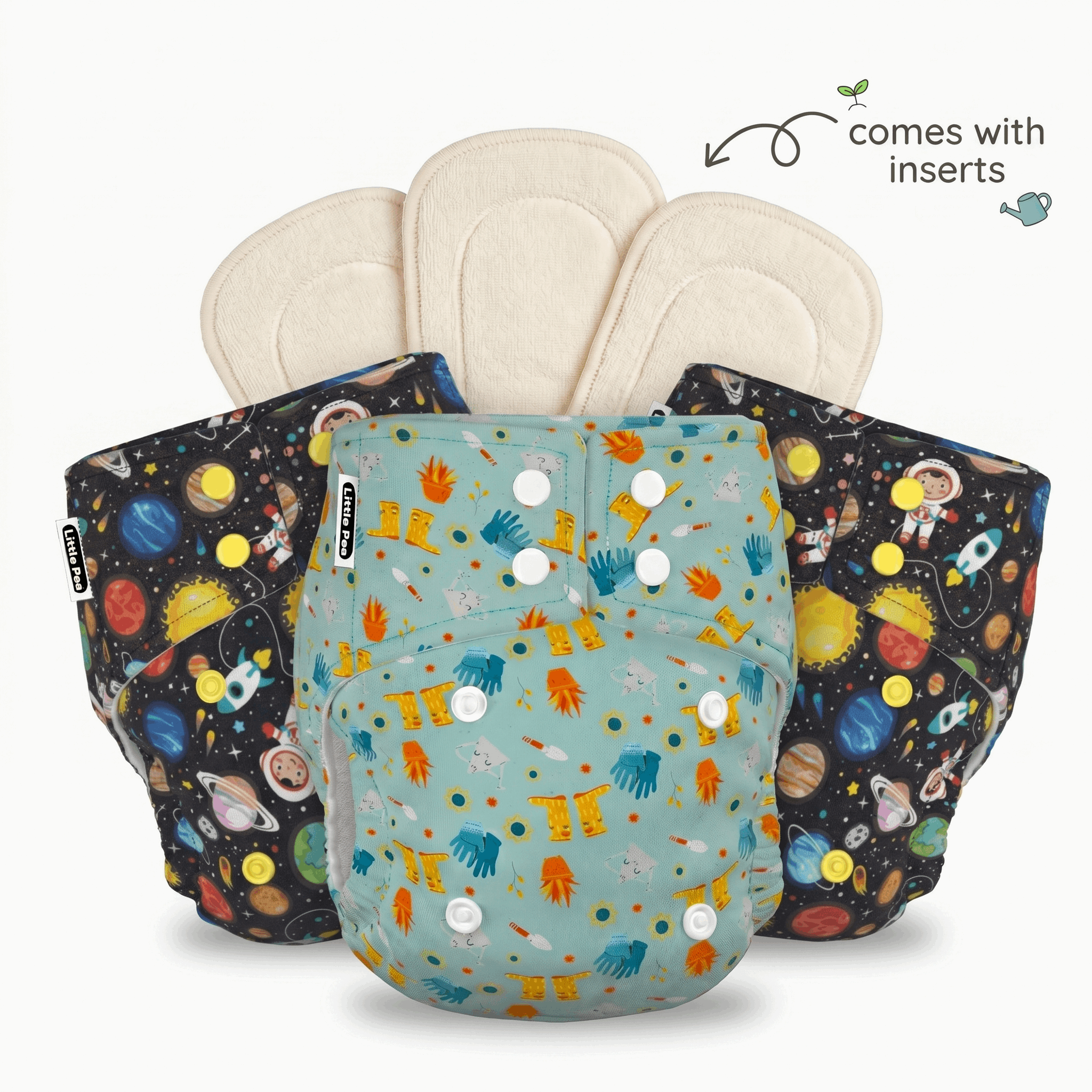 Cloth Diapers Pack of 3 Pack Of 3 Set - 7
