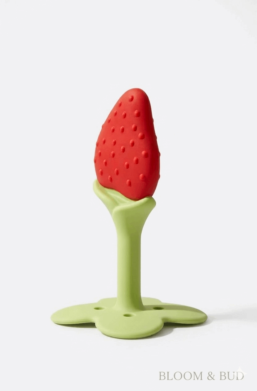 Strawberry Silicon Teether