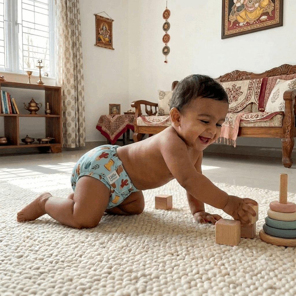 Reusable Cloth Diapers (Pack of 6) – Leak-Proof