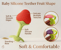 Strawberry Silicon Teether