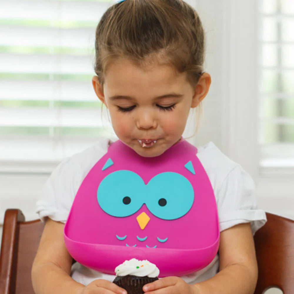 Silicone Baby Bib with Food Catcher