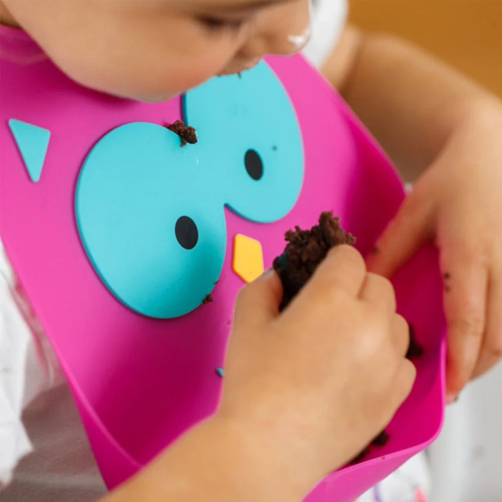 Silicone Baby Bib with Food Catcher