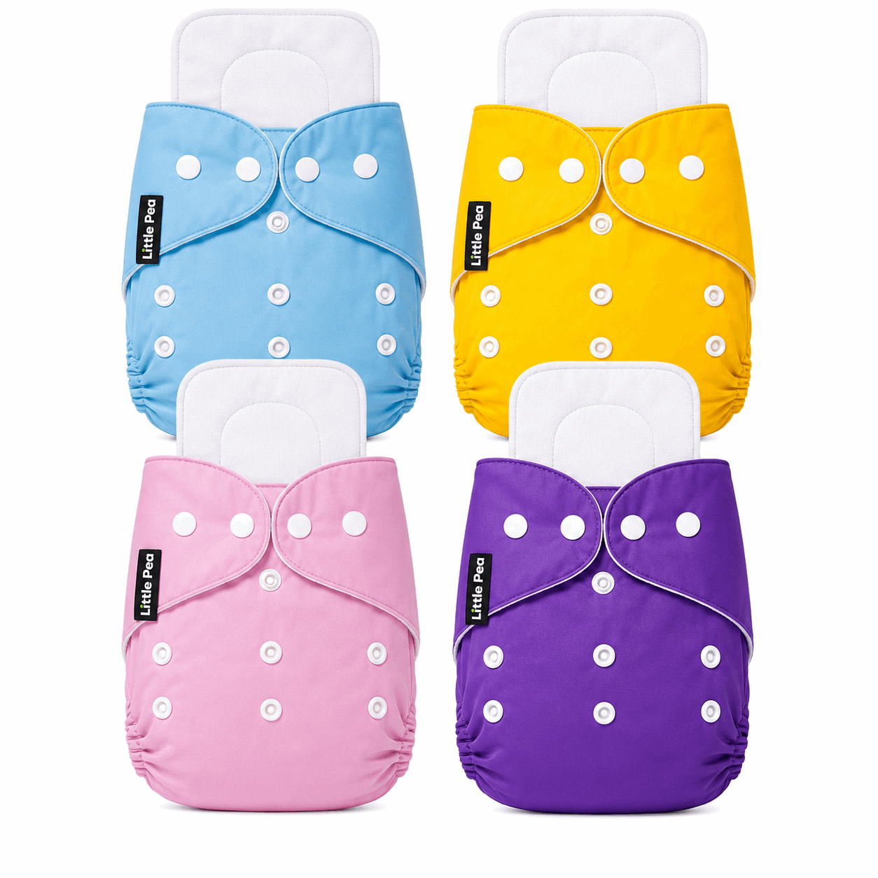Starter Pack – 4 Cloth Diapers