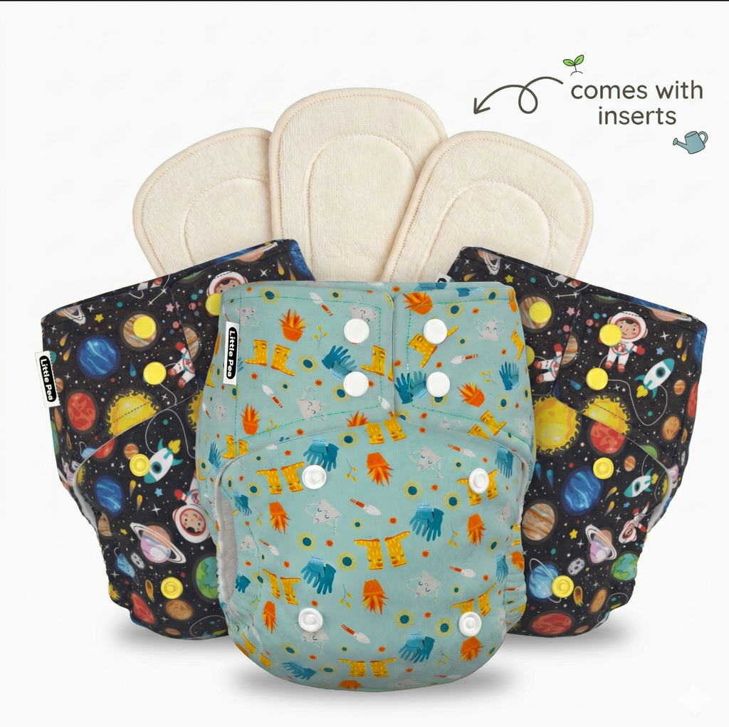 Cloth Diapers Pack of 3