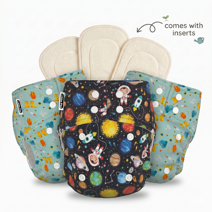 Cloth Diapers Pack of 3