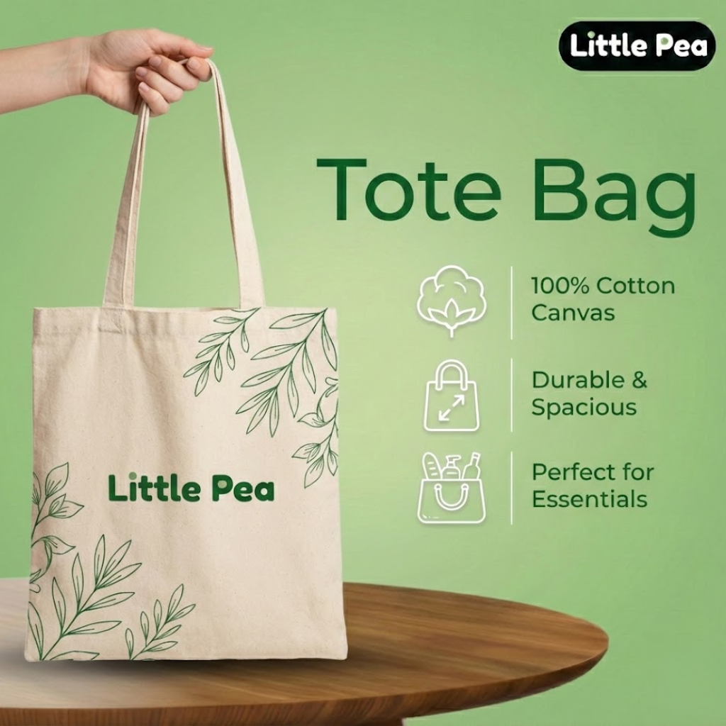 Little Pea Mom Tote Bag