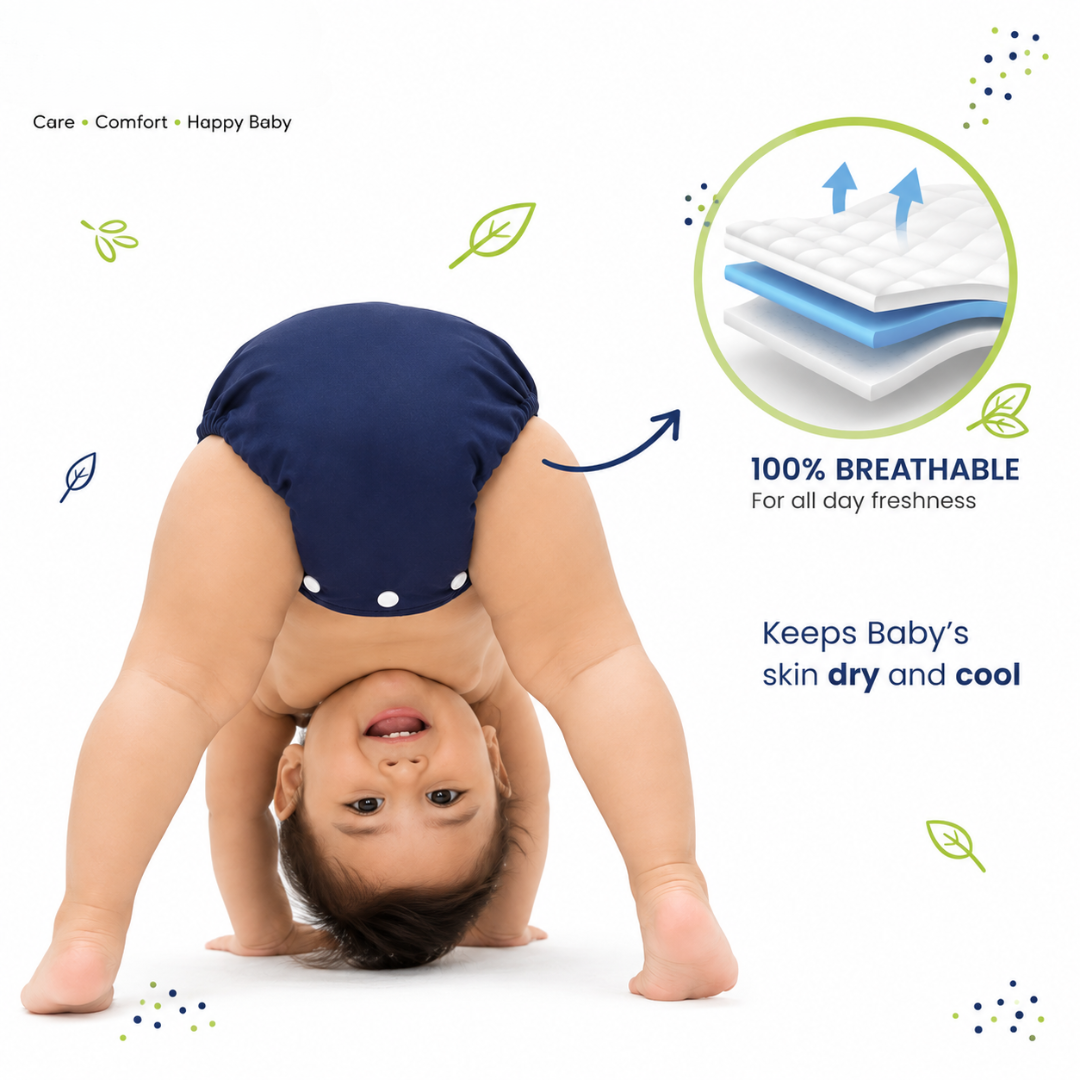 Little Pea Starter Pack – 4 Cloth Diapers