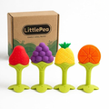 Silicone Fruit Teether for Babies – Safe, BPA-Free & Soothing