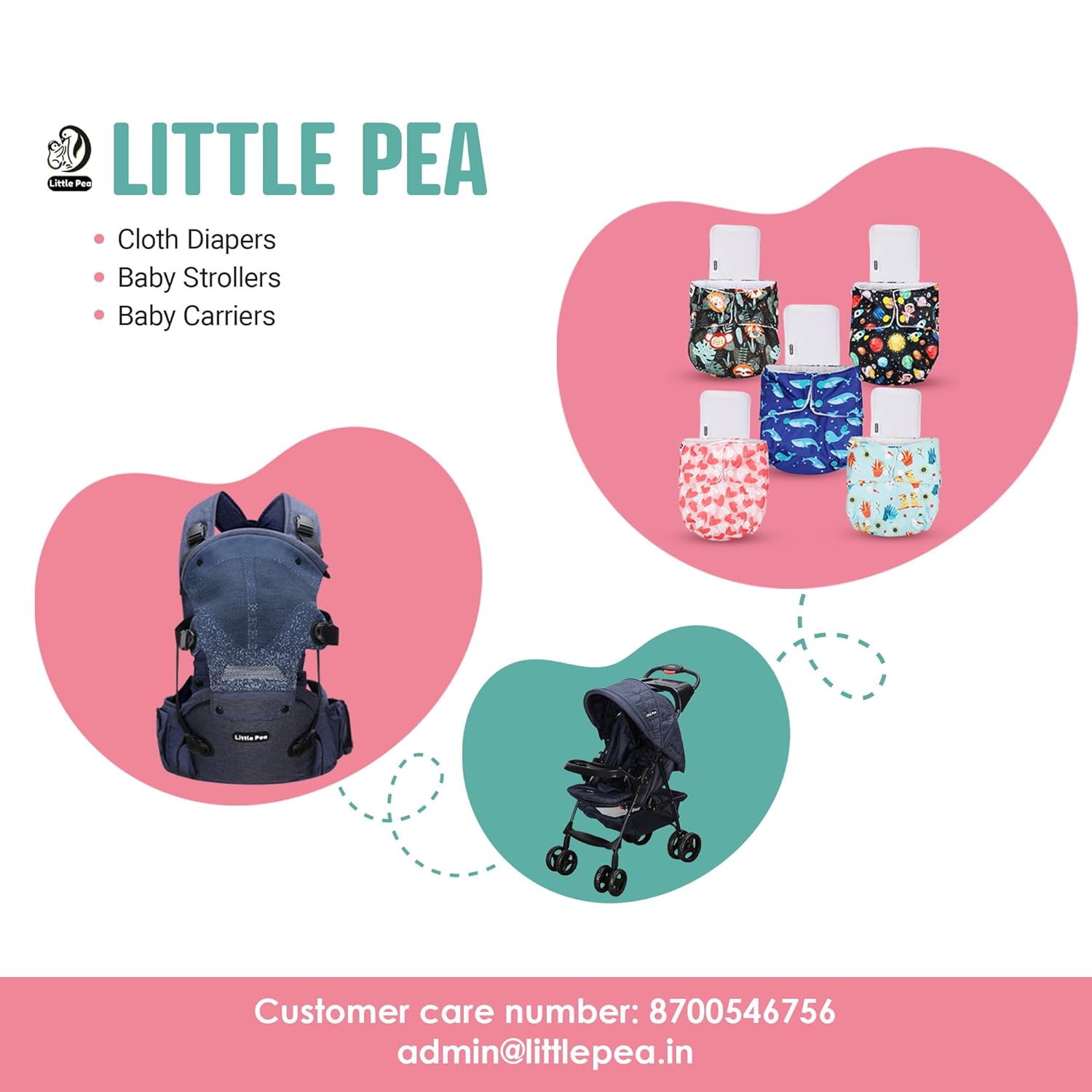 4-in-1 Ergonomic Kangaroo Baby Carrier  – M-Position Support