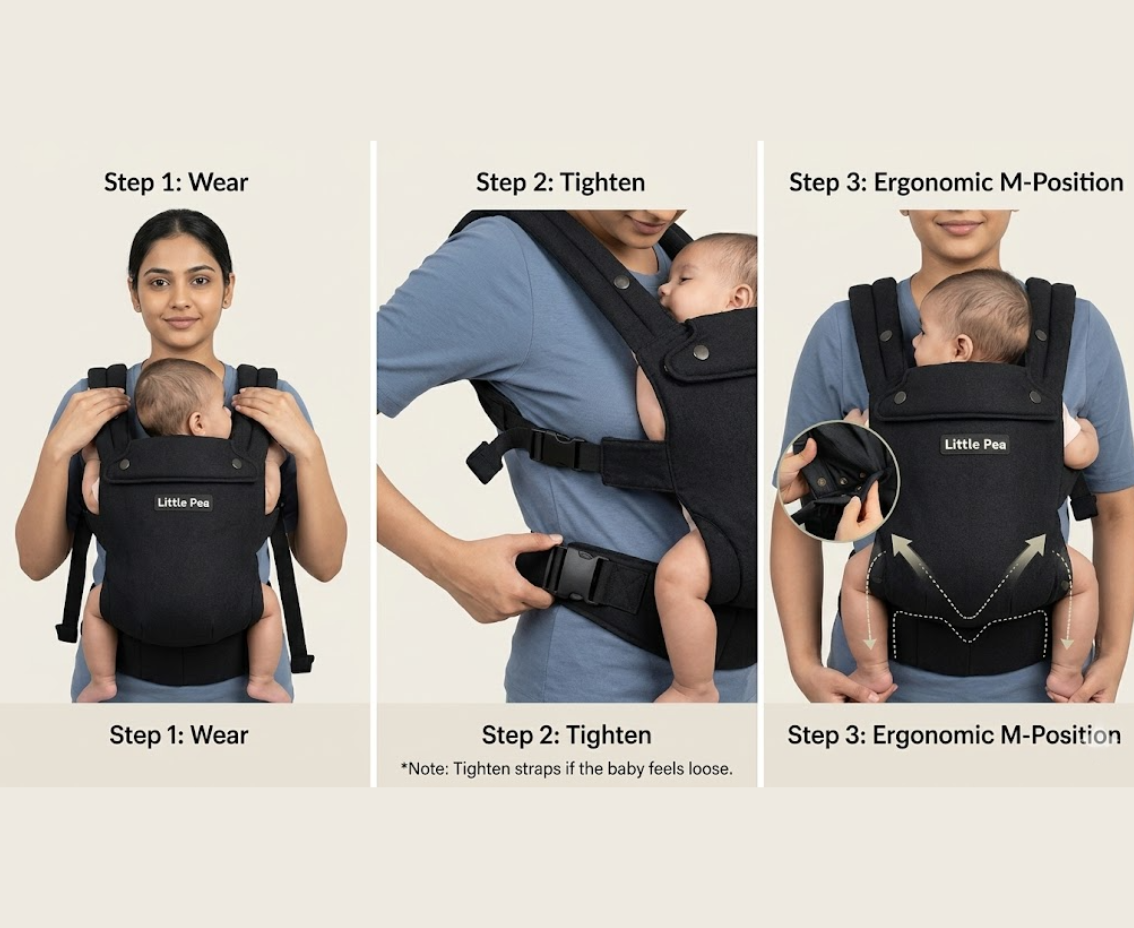 All Day Baby Carrier ~ 100% Cotton