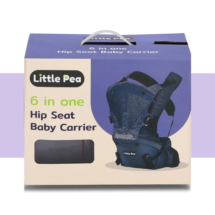 6 in 1 Hip Seat Baby Carrier - Blue -  little-pea-in.myshopify.com