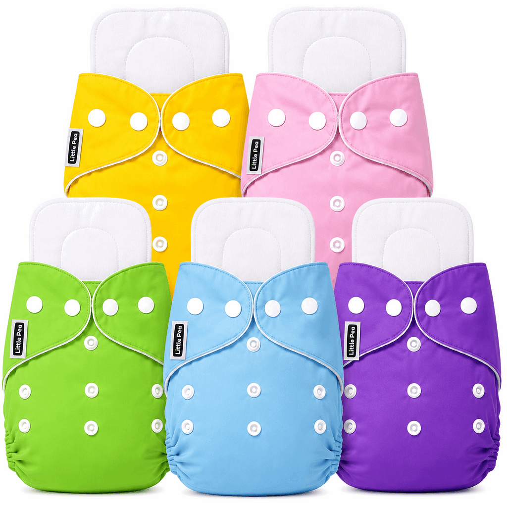 Starter Pack – 5 Cloth Diapers