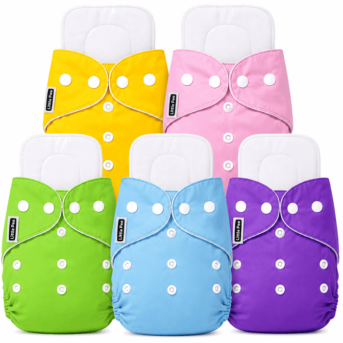 Starter Pack – 5 Cloth Diapers