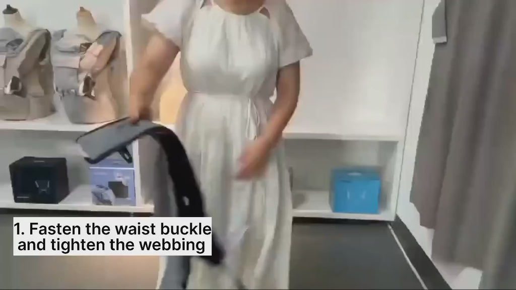 4-in-1 Ergonomic Kangaroo Baby Carrier  – M-Position Support